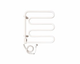 Rankšluosčių džiovintuvas-gyvatukas WELLMER Angis, elektrinis, matmenys 56 x 52 cm, 3 bangų, baltos spalvos, 5891