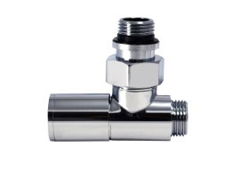 Ventilis kampinis W-LINE, 1/2'' x 1/2'', 200TA, chromuotas, 3760