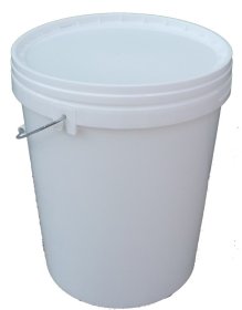 Plastikinis maistinis kubilas rauginimui su dangčiu, 25 l, hermetinis