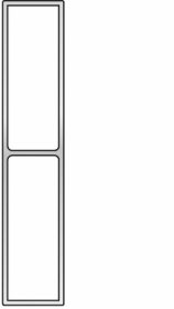 Stačiakampis lyginimo lotas BMI, 250 cm, 689250RL