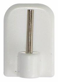 Karnizo laikikliai MARDOM 4 Vnt., Plastikiniai prilipinami laikikliai mini karnizams. Spalva - balta. Pakuotėje - 4 nvt.