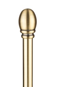 Užbaigimas karnizui STOL-KAR Owal, Metalinis karnizo užbaigimas OWAL. Skersmuo - 19mm. Spalva - sendintas auksas. Pakuotėje - 1vnt.