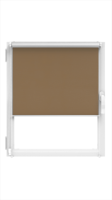 Ritininė užuolaida MARDOM Silver, 56/57 x 150 cm, "CLICK" sistema, šokolado spalvos, Lenkija