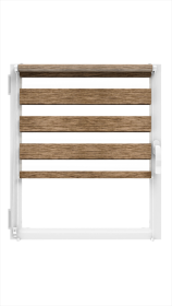 Ritininė užuolaida MARDOM Day & Night Natural, 98 x 150 cm, "CLICK" sistema, rudos spalvos, Lenkija