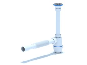 Sifonas praustuvui ANI, skersmuo 32 cm, su lanksčia žarna 32/40, B1015EU