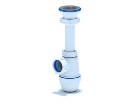 Sifonas plautuvei ANI, skersmuo 40 mm, C0100EU