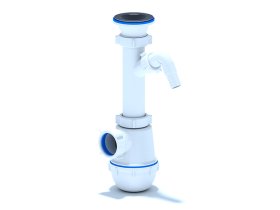 Sifonas plautuvei ANI, skersmuo 40 mm, su atšaka, A1000EU