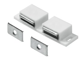 Baldinis magnetas HETTICH, pak. 2 vnt. 2x3kg, baltos sp., 9242514