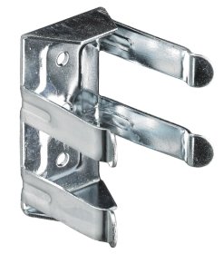 Grindjuostės tvirtinimo gnybtas HETTICH, chromuotas, d-28 mm, 58x30 mm, 9230241