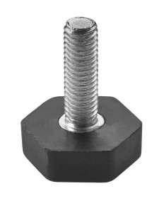 Baldų atrama HETTICH, M10, su varžtu, cinkuota, juoda spl., 30 mm, 2 vnt., 9217072