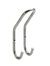 Rūbų kabliukas, dvigubas HETTICH, sidabro sp. 52x165x65mm, 5650