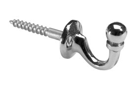 Rūbų kabliukas HETTICH, pak. 2 vnt. chromuotas 18x25x30mm,15826