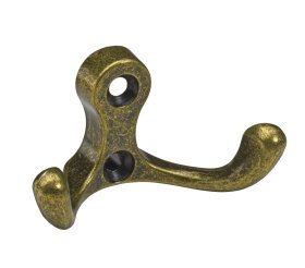 Rūbų kabliukas, dvig, maž., HETTICH, dengtas žalvariu, 9207919