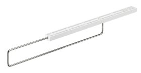 Ištraukiama kartelė rūbams HETTICH, 300mm, dengtas nikeliu, 1561