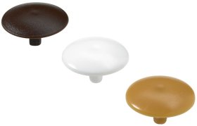 Baldiniai kamštukai HETTICH, PZ sraigtams, 3 spalvos, 48 vnt.