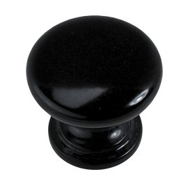 Baldų rankenėlė rutulio formos HETTICH, komplekte 6 vnt. juodos sp. Ø 25mm, 9239950