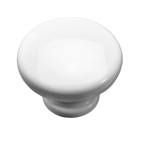 Baldų rankenėlė rutulio formos HETTICH, plastikas, komplekte 6 vnt. baltos sp. Ø 40mm, 9239939