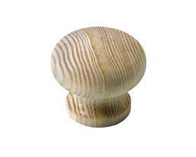 Baldų rankenėlė rutulio formos HETTICH, pušinė D40mm, 9158583