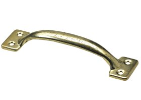 Baldų rankenėlė HETTICH, dengta žalvariu 154x37x28mm, 4051