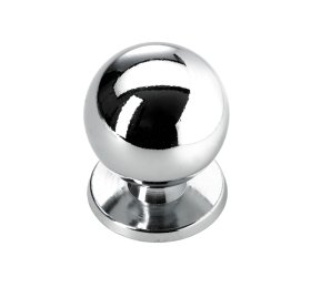 Baldų rankenėlė rutulio formos HETTICH, chromuotas D30mm, 9197004