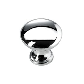 Baldų rankenėlė rutulio formos HETTICH, aliuminis, chromuotas D30mm, 9197011