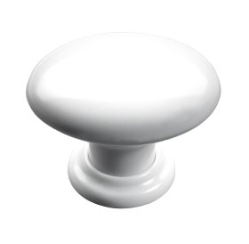 Baldų rankenėlė rutulio formos HETTICH, plastikas, baltos sp. Ø 33mm, 9203302