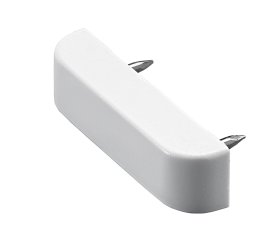 Lentynos laikiklis HETTICH, kalamas, pak. 12 vnt. plastikas, 40x10x15mm, baltos sp., 9217089