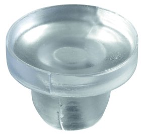 Stiklo apdanga HETTICH, pak. 8 vnt. 14mm, plastikas, skaidrus, 89281