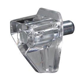 Stiklo lentynos laikiklis HETTICH, pak. 20 vnt. 4mm, 89273