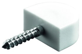 Lentynos laikiklis HETTICH, pakuotė 20 vnt. 13mm, baltas, 9116213