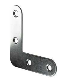 Plokščias tvirtinimo kampas HETTICH, 60x60x16mm, cinkuotas, 9100627