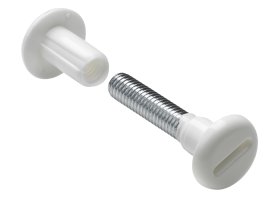 Sujungimo varžtas HETTICH, pak. 10 vnt. 34-45mm, baltos sp., 89318