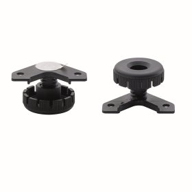 Spintelių pakabinimo elementas, ditancinis HETTICH, pak. 2 vnt. plastikas, juodas, 89364