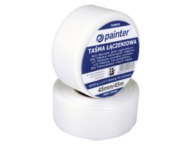 Stiklo audinio juosta PAINTER Tas0616, siūlėms armuoti, 45mm x 45m