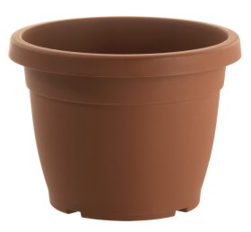 Plastikinis vazonas CAMPANA, rudos sp., 30 x 22,5 cm.