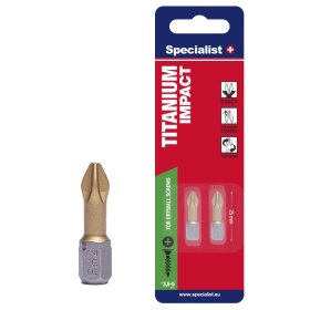 Antgaliai SPECIALIST+ 24/2-057, PH2, 25 mm, 2 vnt