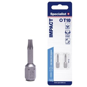 Sukimo antgalis SPECIALIST+, T10, 2 vnt, 25 mm