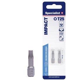 Sukimo antgalis SPECIALIST+, T25, 2 vnt, 25 mm