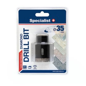 Deimantinis grąžtas SPECIALIST+, 35 mm, kampiniui šlifuokliui