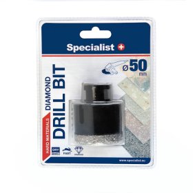 Deimantinis grąžtas SPECIALIST+, 50 mm, kampiniui šlifuokliui