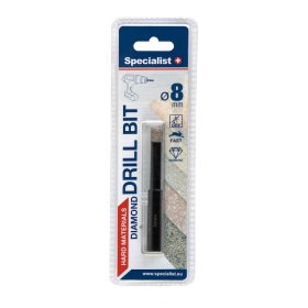 Deimantinis grąžtas SPECIALIST+, 8 mm