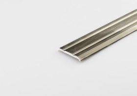 Aliumininė grindų juostelė ARCANSAS 046N/96, 900 x 25 mm, anoduota, titano spalvos, šlifuota