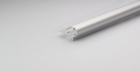 Aliumininė laiptų juostelė ARCANSAS 045M2/90, 900 x 32 mm, h-10 mm, sidabro spalvos, satinas