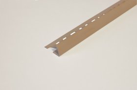 Kampas plytelėms ARCANSAS 253C/A/17, 2500 x 27 x 10 mm, plastikinis, išorinis, smėlio spalvos
