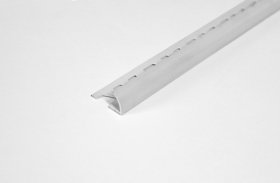 Kampas plytelėms ARCANSAS 253C/A/03, 2500 x 27 x 10 mm, plastikinis, išorinis, pilkas