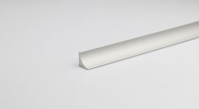 Apdailos juostelė ARCANSAS 044/90, 2500 x 15 x 15 mm, aliumininė anoduota, sidabro spalvos, satinas