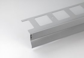 Profilis balkonų ir terasų užbaigimui ARCANSAS 430A, 2500 x 69 mm, aliuminis, dažytas, pilkas