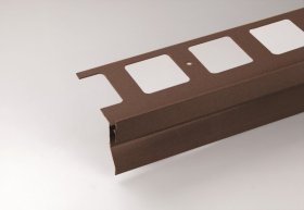 Profilis balkonų ir terasų užbaigimui ARCANSAS 430A/100, 2500 x 69 mm, aliuminis, akmens imitacija, "rust" spalvos