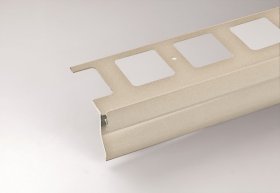 Profilis balkonų ir terasų užbaigimui ARCANSAS 430A/101, 2500 x 69 mm, aliuminis, akmens imitacija, smėlio spalvos