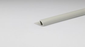 Kampas plytelėms ARCANSAS 252A/03, 2500 x 25 x 10 mm, plastikinis, išorinis, baltas, blizgus